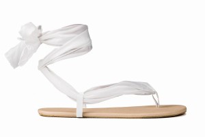 Dámské Sandály Ahinsa Ribbon Ankle-tie Barefoot Béžový | CBP333BH