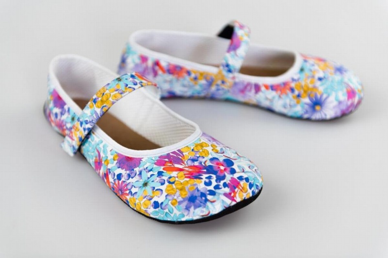 Dámské Baleríny Ahinsa Ananda Floral Barefoot Viacfarebný | CZT4855PE