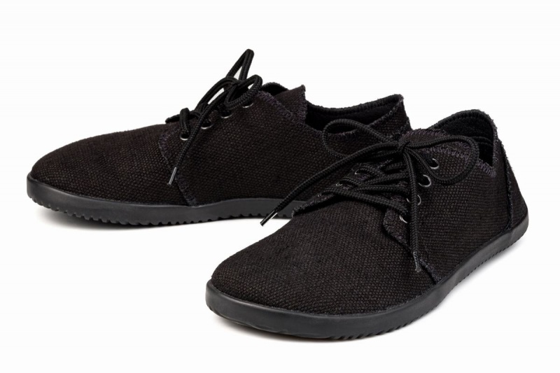 Dámské Boty Casual Ahinsa Bindu 2 Hemp Barefoot Černé | FDZ4095VU