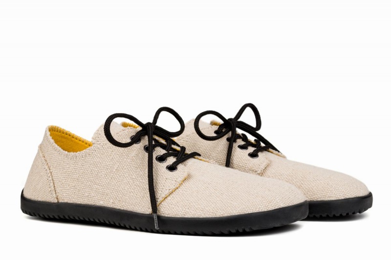 Pánské Boty Casual Ahinsa Bindu 2 Hemp Barefoot Béžový | WMR654LF