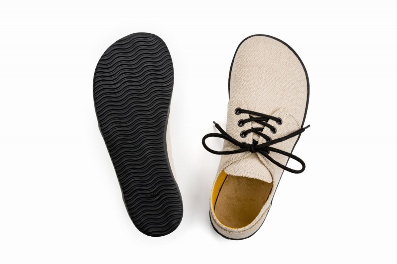 Pánské Boty Casual Ahinsa Bindu 2 Hemp Barefoot Béžový | WMR654LF